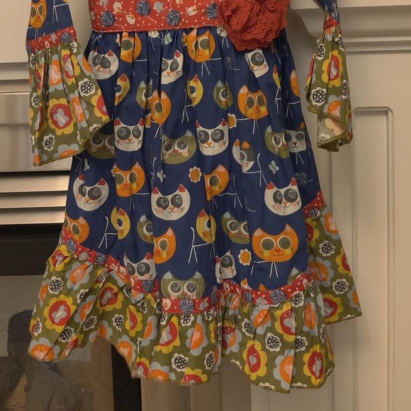 2T Jelly the Pug  Owl dress - Picture 2 of 8
